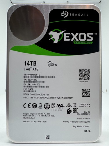 Seagate exos x16 14tb - x16,