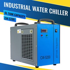 Gebrauchter Wasserkühler CW-5200 für 100W 130W Lasergravur-und Schneidemaschinen