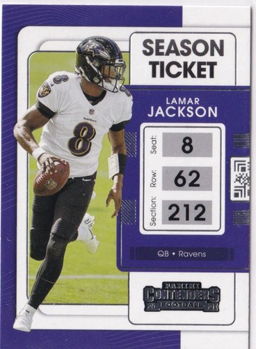 Lamar jackson 2021 panini - jackson,