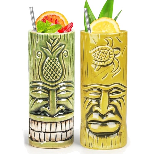Tiki tassen set stück - tiki-tassen-set,
