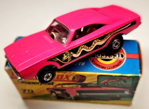 Matchbox dodge dragster pink - dodge,