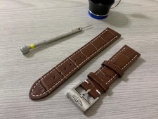 20mm Breitling Brown Leather