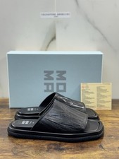 Moma Sandale Leder Schwarz Luxury Handmade Moma Damen 37