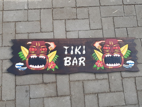 Schild 100cm tiki - bar, 2