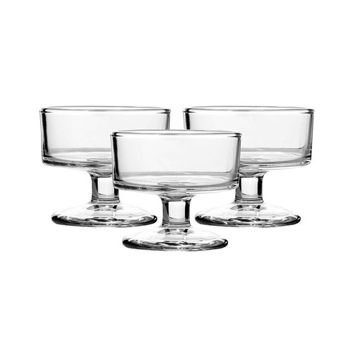 Eisbecher 3er set klarglas - set,