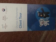 Olympic Winter games Pyeongchang 2018 Olympic &Paralympic Client Tour