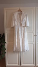Standesamtkleid mit passendem Bolero zu verkaufen