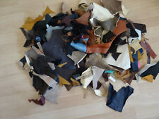 2,5 kg Lederreste Leder Echtleder bunt gemischt kleine Stücke