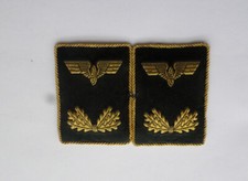 Deutsche Bundesbahn Eisenbahn Uniform- Kragenspiegel German railroad collar tabs
