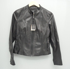 Massimo Dutti Lederjacke - Schwarz Gr.L NEU