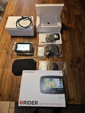 TomTom Rider 550 World Premium 4.3 Zoll GPS Navigationsgerät - Schwarz...