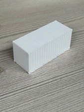 20 ft. Container unbedruckt - weiß Herpa 1:87 Lkw