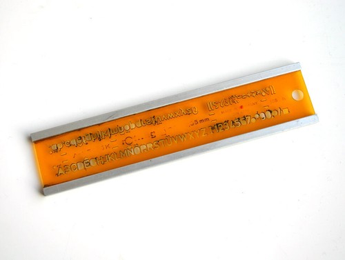 Schriftschablone rotring 5435