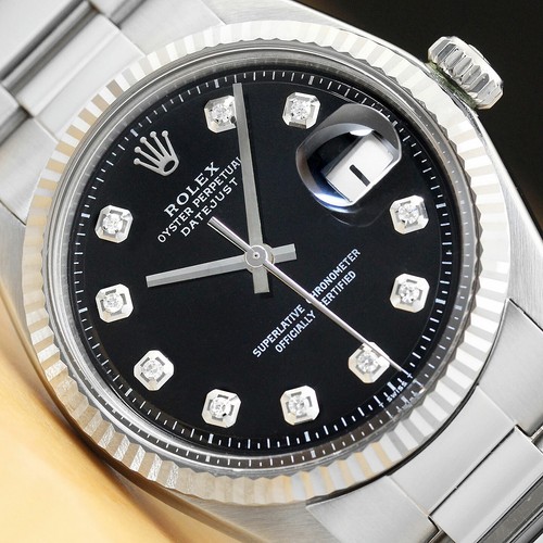 Herren rolex datejust schwarz - herren,