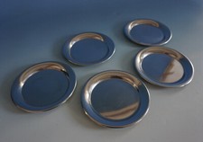 5 Edelstahl Schalen Platten