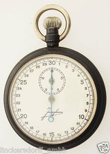 JUNGHANS STOPUHR / STOPPUHR / STOPWATCH - 30 SEK & 15 MIN - ALTER: um 1915