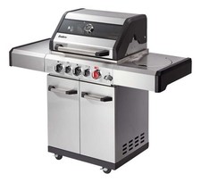 Enders Gasgrill Kansas II Pro 3 SIK Turbo 3 Brenner Grillwagen BBQ 800Grad Turbo