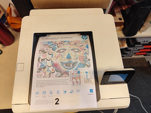 Laser farb drucker color - hp,