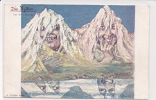 AK Berggesicht Berge mit