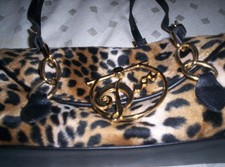 "Christian Dior"  Vintage Handtasche, Leo-Tasche, mit Schnallen