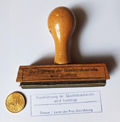 Alter ddr stempel - (s157),