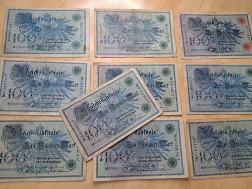 100 reichsmark reichsbanknote - 100,