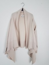 H&M Strickjacke Gr. XS / S Zipfeljacke Cardigan offen nude hellrosa beige