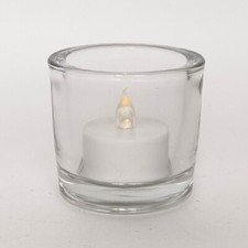 Windlicht aus Glas dick klar Deko Teelichthalter Votivglas Tischdeko Hochzeit