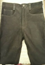 Cowboy Western Biker LEDERHOSE Wildleder Hundertmark Gr. 29