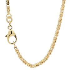 Goldkette Königskette Halskette Breite 1,8 mm massiv 333-8 Karat Gold