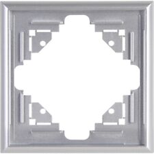 Kopp Malta Abdeckrahmen 1-Fach für Lichtschalter Steckdose Rahmen Silber