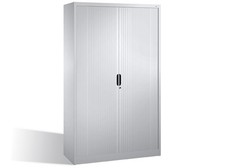 Rolladenschrank Aktenschrank Büroschränke mit Rolladen 1980x1200x420mm RAL 7035