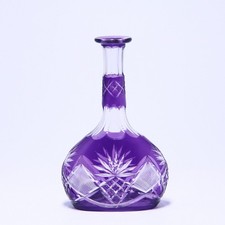 Überfangglas Likörkaraffe 1920-1930er Jahre - ohne Stöpsel