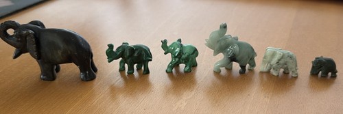 Jade elefanten figuren - jade, als