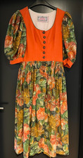 Damen Trachten Dirndl 3/4 Arm Mehrfarbig gemustert ca. Gr. 40 v. Chiemseer