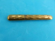 Knopfhaken Miniatur SPÄTVIKTORIANISCH Rohr und Haken Gewindeende  