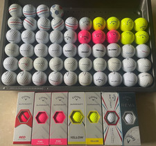 100 Golfbälle, 21 neue und 54