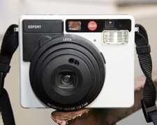 Leica Sofort Sofortbildkamera weiß Instax Polaroid Kamera Instantkamera Top Auto