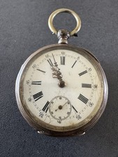 Taschenuhr antik echtsilber - taschenuhr,