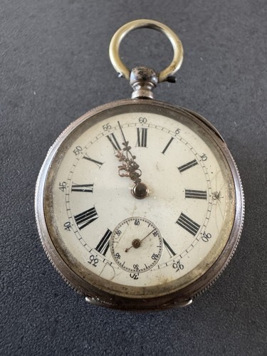 Taschenuhr antik echtsilber - taschenuhr,