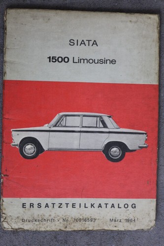 Siata fiat 1500 limousine - "fiat",