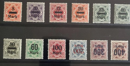 Württemberg 1922 nr - ad, 1922/23