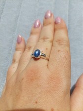 Sehr schöner 925 Silberring mit ectem Kyanit💙💫