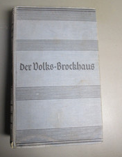 Volks-Brockhaus, A-Z,  Auflage von 1935