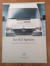 Mercedes Sprinter NGT Prospekt 01/2000 - Neuwertiger Zustand - 10 Seiten in DE