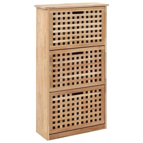 Schuhschrank massiv nussbaum - schuhschrank,