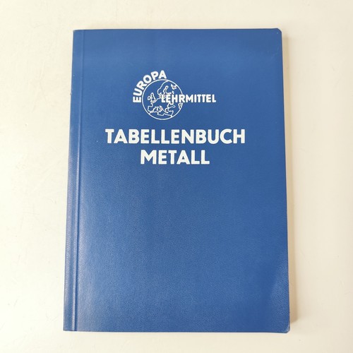 Tabellenbuch metall - tabellenbuch,