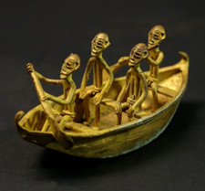 Afrikanische Skulptur Messing Dogon Die sind ein Volk Messing in West Fetisch...