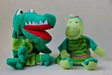 Sterntaler Drache & Dino Handpuppe 2Stück Kuscheltuch Dinosaurier Theater (T172)