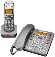 Audioline Amplicomms Powertel 880 DUO Telefon mit Anrufbeantworter großen Tasten